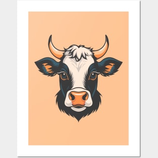 Cute Cow Posters and Art